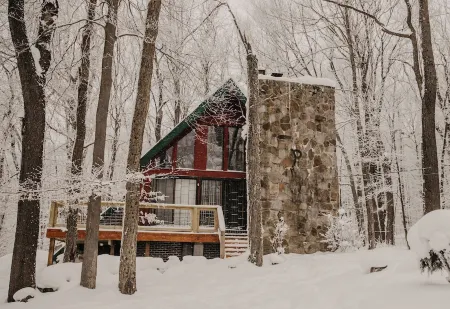 A-Frame-Away cozy secluded cabin minutes from 7Springs