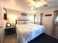 Marshfront Suite downstairs @ the Sea Pear Cottage — views + steps to the beach!