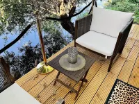 Naabsuite mit Terrasse und Naabblick