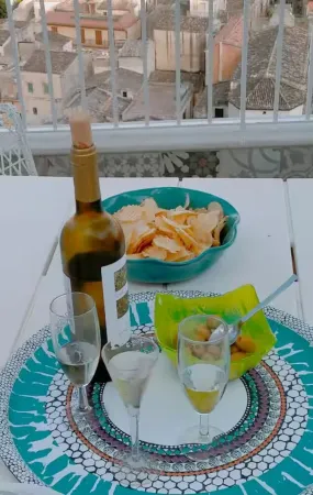 Terrace overlooking House Ziicedda