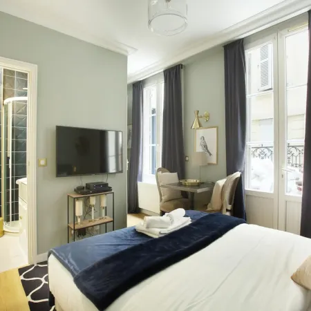 Elegant Studio with AC Center of Paris - Opéra Отели рядом с достопримечательностью «Станция Обер»