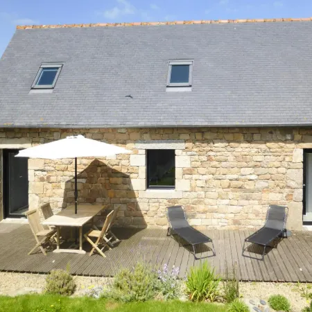 Stone House in Brittany near Sandy Beaches