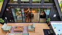 Fireside on Mortar by Avantstay Modern A-fram Home + Hot Tub + Firepit + Forest Views - Country Houses