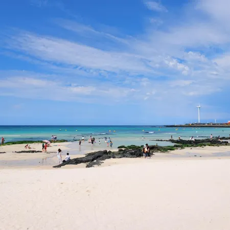 Jeju Hayeong Hayeong Pension and Guest House Отели рядом с достопримечательностью «Пляж Джимйонг»