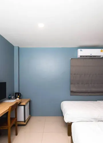 ห้องดีลักซ์ทวิน ห้ามสูบบุหรี่