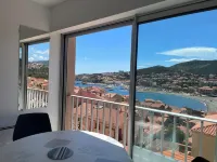 Magnificent Panoramic View of the Bay of Banyuls.  Sea & Mountain View