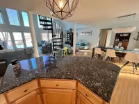 4-Bedroom 3-Bath Lakefront Home with Private Dock.  Can Sleep up to 14 People.