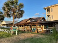 Unique Stay at PCB's Historic Log Cabin! Beach Front View-25 Steps to the Sand!