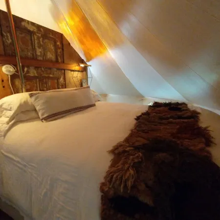 Bainbridge Island Dome Tent on a Farm with a Pool