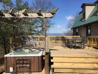 Secluded Mountain Home Features Breathtaking Valley Views and Hot Tub