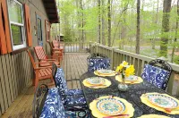 Magical 5Br Cabin, Steps to Lake & Pet-Friendly - 2 Kitchens and Living Rooms!