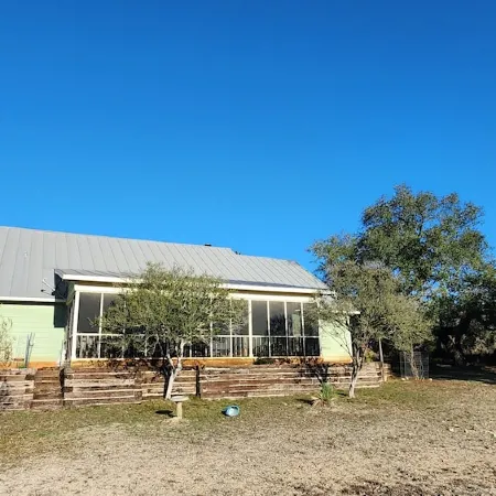 Secluded pet friendly hill country home on 7 acres.