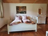 lovingly furnished cottage with terrace in the countryside