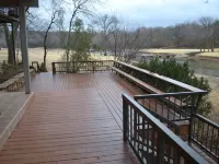 Riverfront, golf course retreat with pool! Hotels in Sharp County