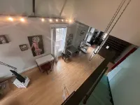 Vaulted Loft in Historic Bank on Hertel King Bed + Walk to Shops