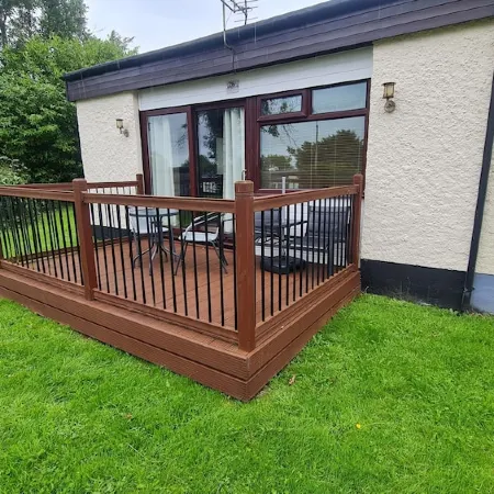 Holiday chalet at Penstowe holiday park kilkhampton near Bude North Cornwall.