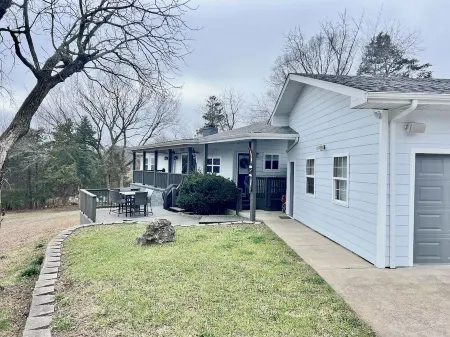 Gated lakefront Acreage with Views and Beach Access - 4 BR Table Rock Lake Home