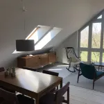 Light-flooded apartment in the countryside