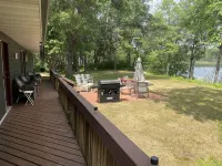 Cozy home on private lake close to ATV snowmobile trails.