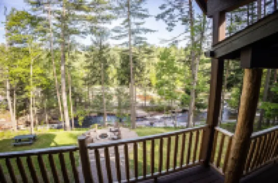 Adirondack River Lodge/ Spectacular Waterfalls/ Natural swimming pools.