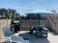 5 Bedroom & 5 Bath Beachfront House w/ Private Pool, Hot Tub & Beach Boardwalk! - balcony