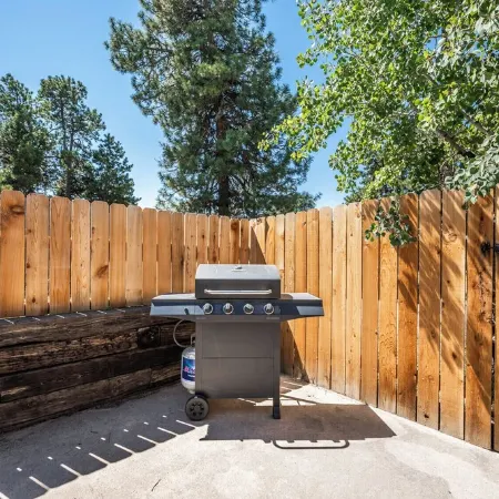 Steps from Mountain View Cafe! 2 bedroom attached  cabin w/fenced private yard!