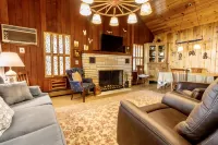 Bright Four-Season Room and Cozy Fireplace - Charming Log Cabin