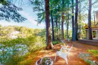 Lakefront Studio in the Trees with Gorgeous Views, Balcony, & Shared Canoe Hotels near University of Maine at Augusta