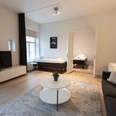 Forenom Serviced Apartments Turku Uudenmaankatu Отели рядом с достопримечательностью «Паромный терминал Viking Line»