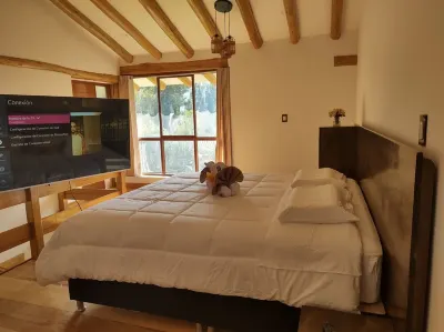Modern and beautiful house with view to the mountains and Arin Waterfall, next to the river.