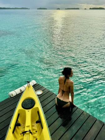 The Black Pearl! The most luxurious private OVER WATER BUNGALOW on Bora Bora!