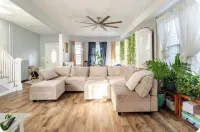 Large Home Perfectly Located!! Walking distance to the beach and downtown.