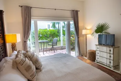 Stunning waterfront property with panoramic sunset views + pool + dock
