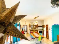 Relax in the private pool, chill out in the palapa or walk to the beach or Plaza