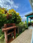 LES VILLAS PAMEYAQUE/ LA VILLA PAME with swimming pool, facing the Caribbean Sea