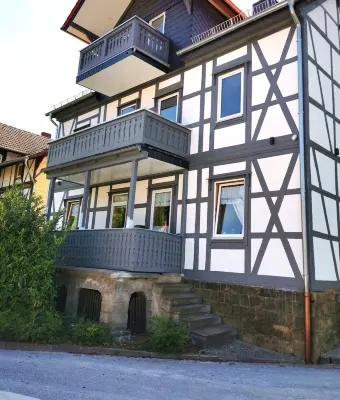 Neue Ferienwohnung in Wernigerode mit Balkon und Schlossblick - Harz