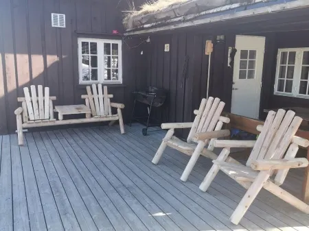 Modern log cabin on Blefjell Отели в г. Flesberg Municipality