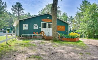 Deck and Fire Pit Beachfront Home in Gaylord!
