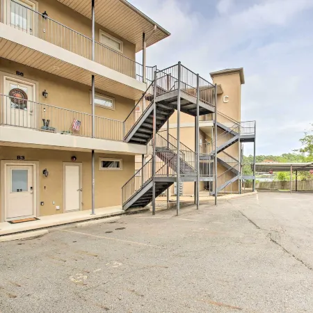 Balcony & Boat Slip: Lakefront Unit in Hot Springs