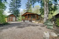 엔터테인먼트 가제보가 있는 '무스 로지' 캐빈! - 홈스테이