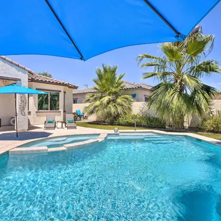 Modern Azure Home w/ Beautiful Patio, Pool & Spa!