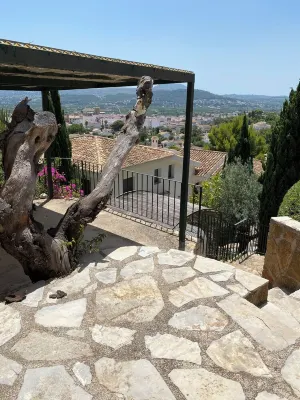 Holiday house with spectacular sea views over the Bay of Javea