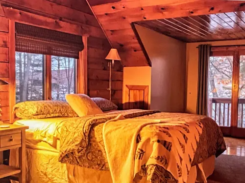 You’ve Found Paradise With this  Spacious Log Cabin on Keuka Lake -