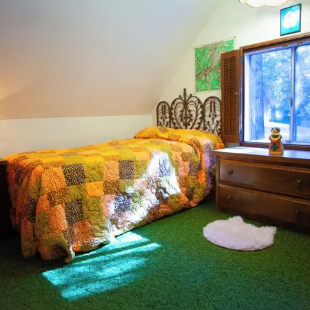 1940s Storybook Knotty Pine Cabin in Crestline, Absolute Privacy