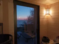 Villa Les Mouettes, 180° sea view, SAUNA, direct access to the beach