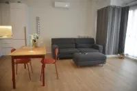 Apartment with large living and kitchen in the center of Brindisi with parking space