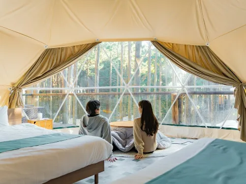 Izunokuni Glamping Terrace Emerald Forest Hotels in Kannami