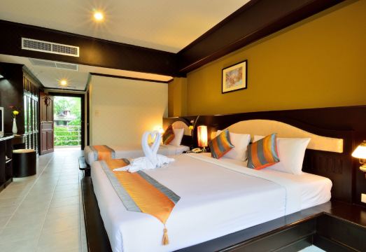 사무이 퍼스트 하우스 호텔의 객실 발코니