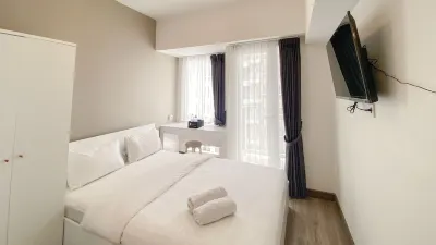 Well Furnished Studio Room at High Floor Tokyo Riverside Pik 2 Apartment Hotels near PIK 2 Indonesia Bergaya Eropa