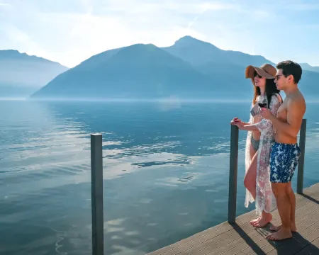 Lakeview Motta Penthouse in Melide Hotels in Melide